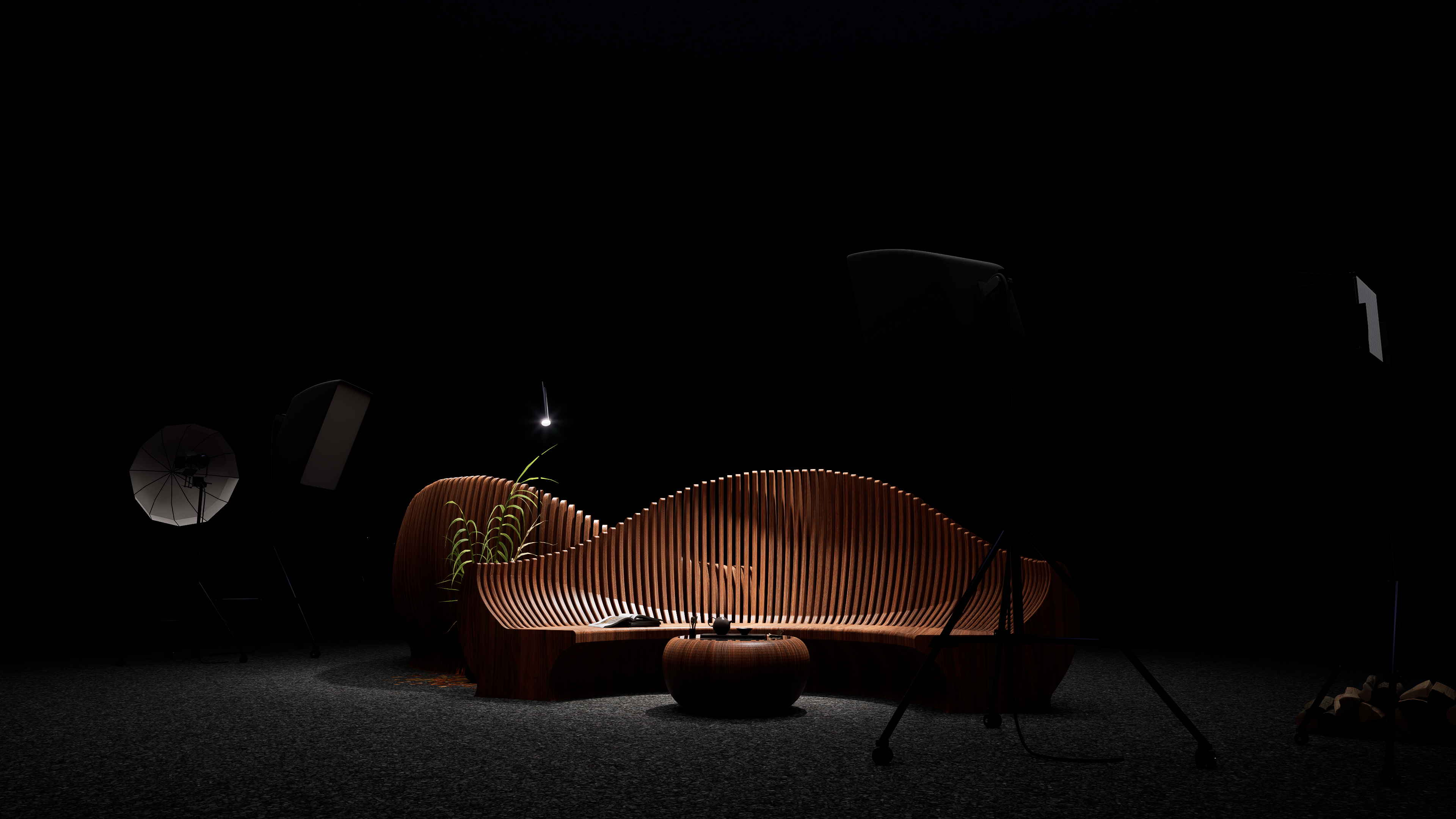 Lobby Bench & Lighting · Hojae Shin · View 4